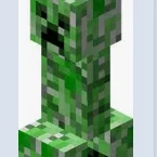 Mô hình 3D Creeper Minecraft kèm hộp chứa quặng cực chất