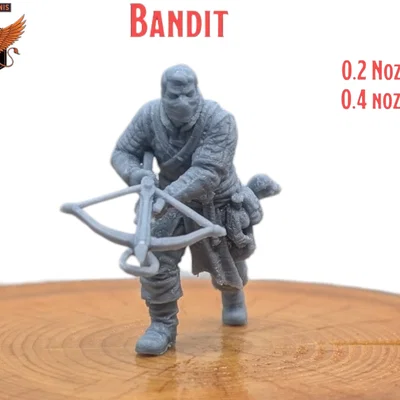 Bandit Ranged - Mô hình thu nhỏ MGM sẵn sàng để in