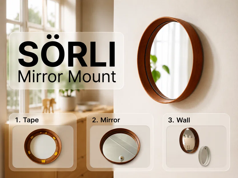 Giá Treo Tường Cho Gương IKEA SÖRLI - Image 1