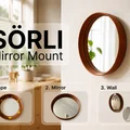 Giá Treo Tường Cho Gương IKEA SÖRLI - Thumbnail 1