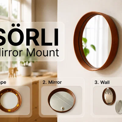 Giá Treo Tường Cho Gương IKEA SÖRLI