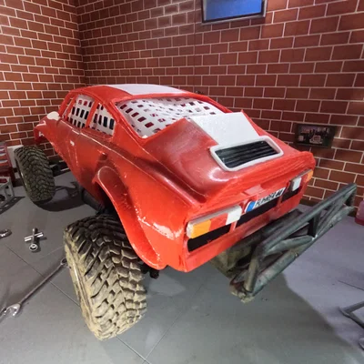 Vỏ xe Traxxas Nitro Slash phong cách Škoda 200 RS