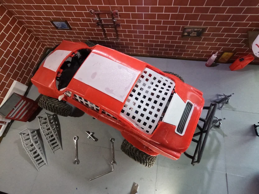 Vỏ xe Traxxas Nitro Slash phong cách Škoda 200 RS - Image 3