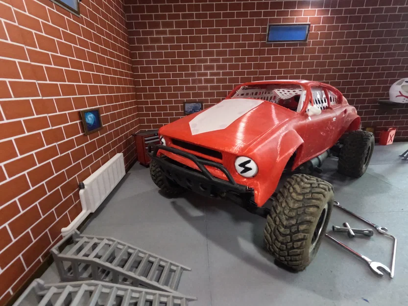 Vỏ xe Traxxas Nitro Slash phong cách Škoda 200 RS - Image 4