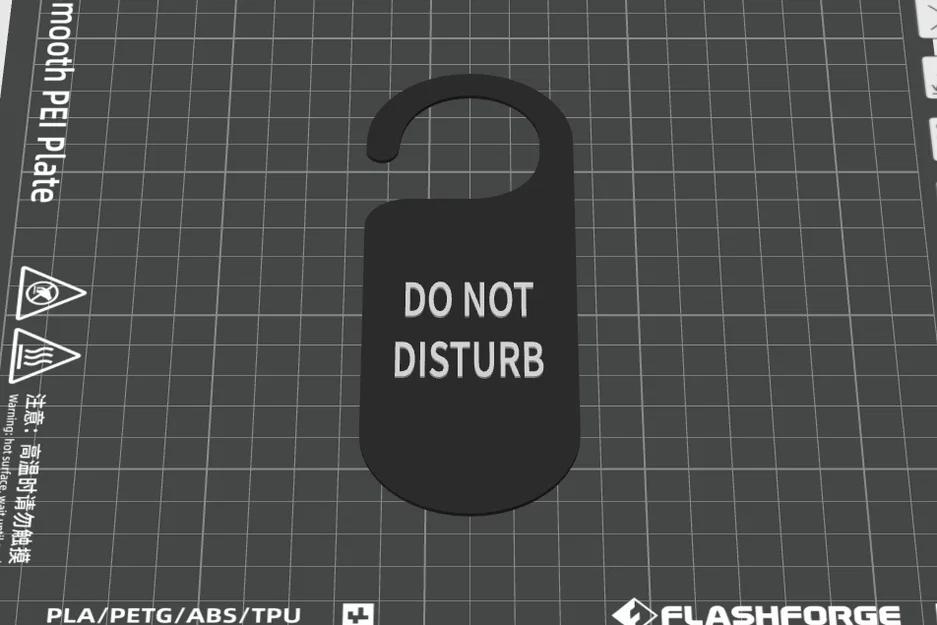 Bảng treo cửa "Do Not Disturb" in 3D tiện lợi cho không gian riêng tư - Image 1