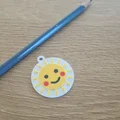 Móc khóa mặt trời Sunny với các chi tiết gương mặt lắp ráp - Thumbnail 2