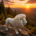 Mô hình trang trí Polygonal Lion King (Vua Sư Tử Đa Giác) - Thumbnail 1