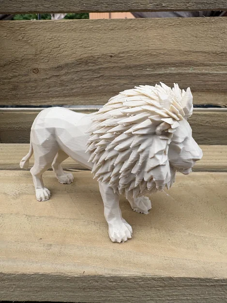 Mô hình trang trí Polygonal Lion King (Vua Sư Tử Đa Giác) - Image 2