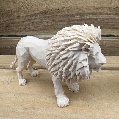 Mô hình trang trí Polygonal Lion King (Vua Sư Tử Đa Giác)