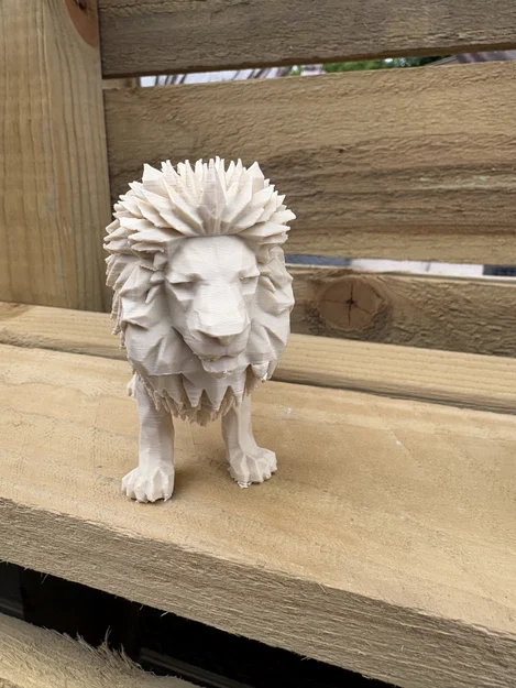 Mô hình trang trí Polygonal Lion King (Vua Sư Tử Đa Giác) - Image 3