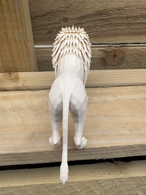 Mô hình trang trí Polygonal Lion King (Vua Sư Tử Đa Giác) - Image 5