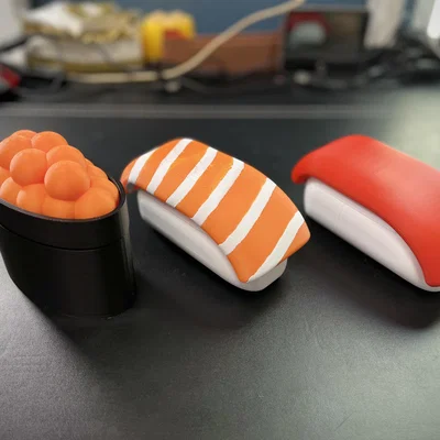 Hộp đựng đồ đa năng hình Sushi độc đáo bằng in 3D