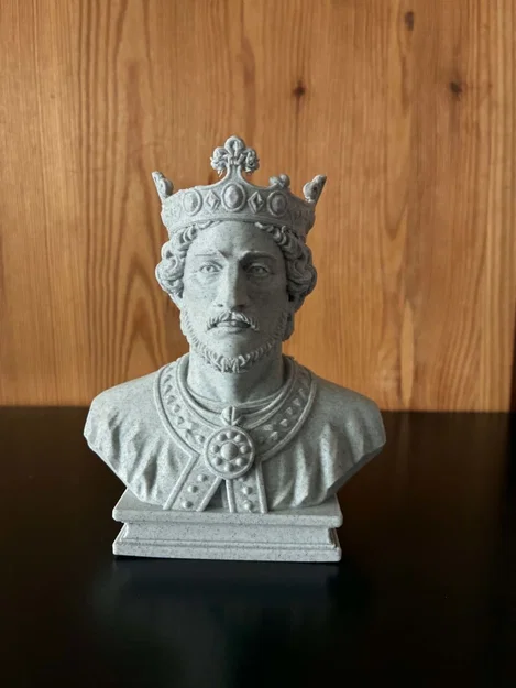 Tượng bán thân Richard Sư tử tâm (Richard the Lionheart Bust) - Image 3