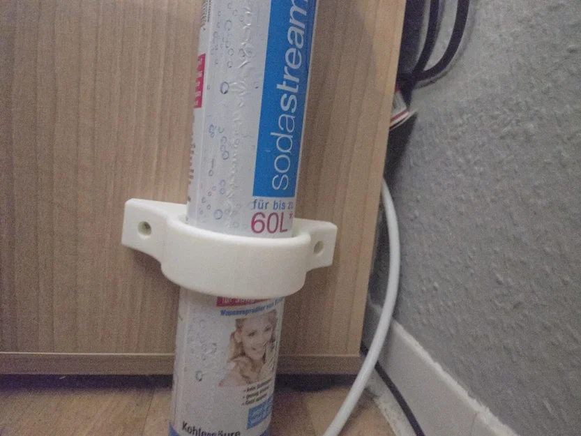 Giá treo tường cho bình CO₂ SodaStream (425g) dùng cho hồ thủy sinh - Image 2