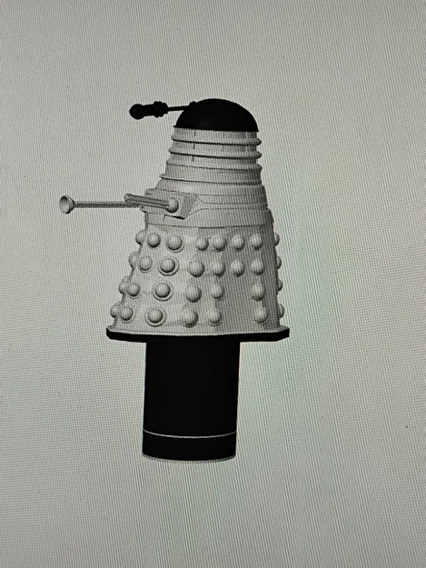Mô hình Dalek trang trí cuộn giấy vệ sinh cho fan Doctor Who - Image 2
