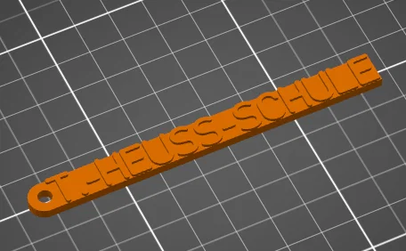 Móc khóa in 3D kỷ niệm trường Theodor-Heuss-Schule - Image 1