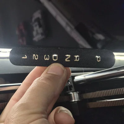 Decal Báo Số Hộp Số Cho Land Rover Discovery 1