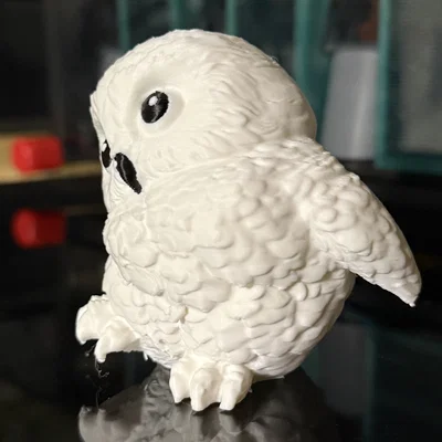 Mô hình cặp đôi cú 3D dễ thương (lấy cảm hứng từ Harry Potter)