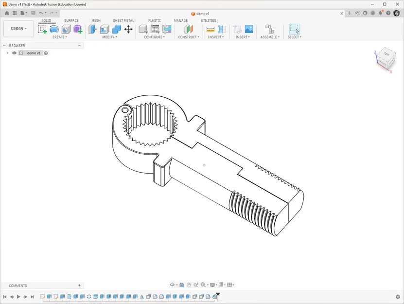 Kẹp ren 3D đa năng (Yet another threaded clamp) - Dễ in và tiện lợi - Image 1