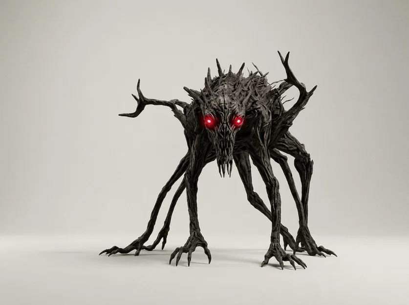 Mô hình 3D Quái vật kinh dị (Demon Creature) ấn tượng cho dân sưu tầm - Image 1