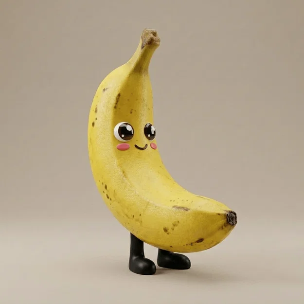 Mô hình 3D Barry Banana - Chú chuối ngộ nghĩnh cho bé yêu - Image 1
