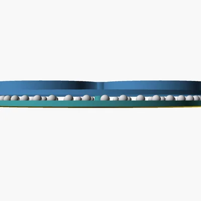 Khay Xoay Đựng Đồ Uống Lazy-Susan — 4 Ngăn, Tích Hợp Bi Thép Rời