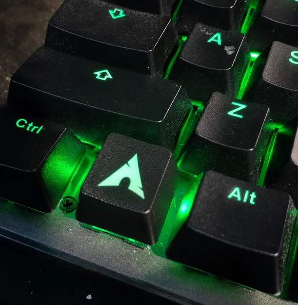 Keycap Arch Linux in 3D - Phụ kiện độc đáo cho bàn phím cơ - Image 1