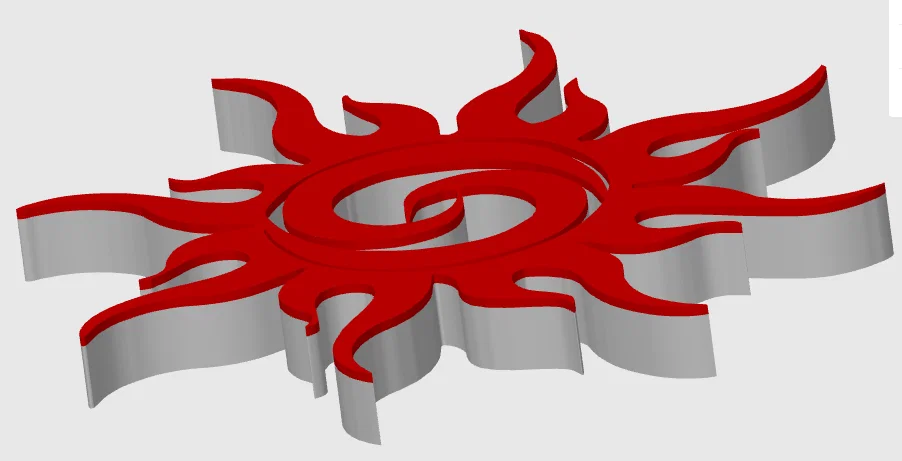 Mẫu trang trí treo tường Sunburst (Mặt Trời) in 3D nghệ thuật - Image 2
