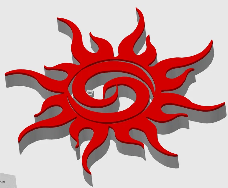 Mẫu trang trí treo tường Sunburst (Mặt Trời) in 3D nghệ thuật - Image 3