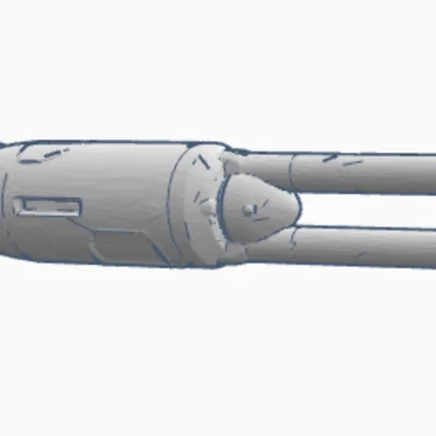 Mô hình súng Stasis Rifle (Subnautica) cho Dummy 13 - File in 3D