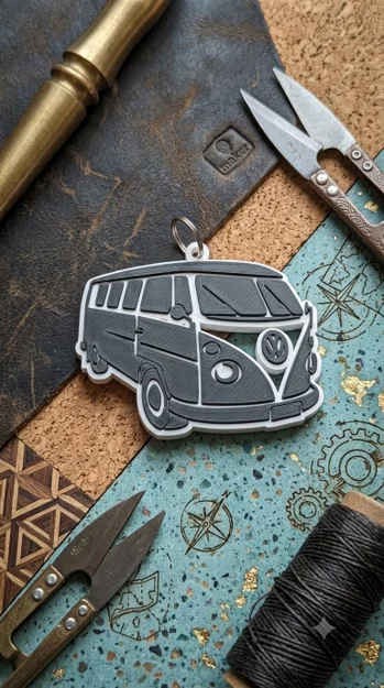 Mô hình móc khóa xe Volkswagen T1 - Image 1