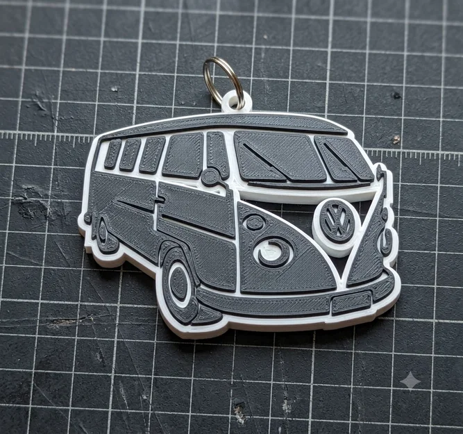 Mô hình móc khóa xe Volkswagen T1 - Image 2
