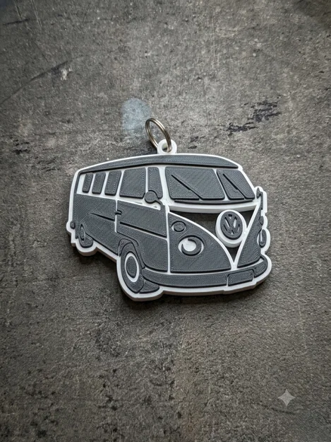 Mô hình móc khóa xe Volkswagen T1 - Image 3