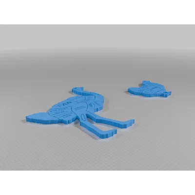 Mô hình biểu đồ phân loại thịt gà và đà điểu in 3D (Poultry Meat Charts)