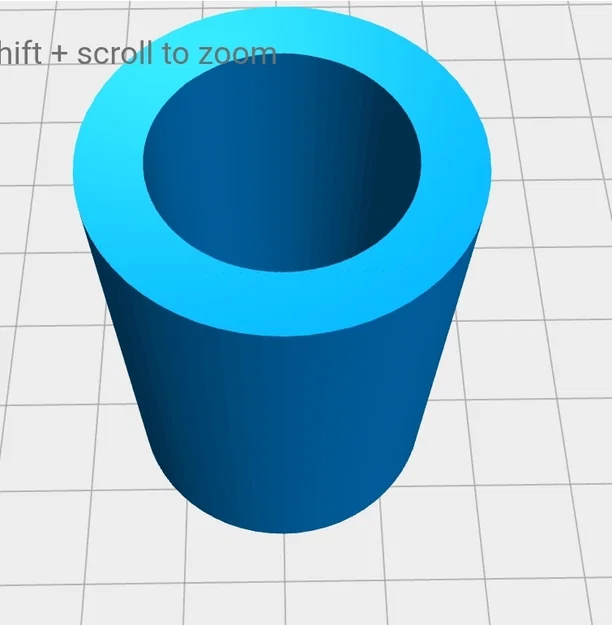 Mô hình in 3D hình trụ rỗng (Cylinder) đa năng cho mọi nhu cầu - Image 1