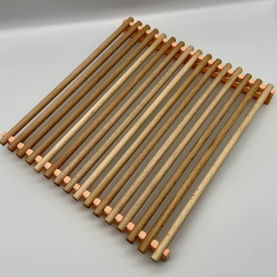 Bục bước chân khay cát mèo kết hợp gỗ tự nhiên – Tùy chỉnh kích thước, chặn cát hiệu quả