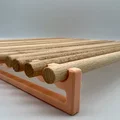 Bục bước chân khay cát mèo kết hợp gỗ tự nhiên – Tùy chỉnh kích thước, chặn cát hiệu quả - Thumbnail 3