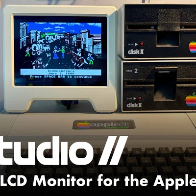 Studio II - Màn hình LCD 8 inch phong cách Retro