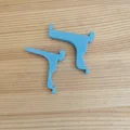 Bộ móc treo dụng cụ cho bảng đục lỗ (pegboard) 5mm tiện dụng - Thumbnail 2