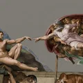 Mô hình 3D Sự tạo hóa của Adam - Michelangelo - Thumbnail 1