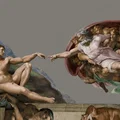 Mô hình 3D Sự tạo hóa của Adam - Michelangelo - Thumbnail 2