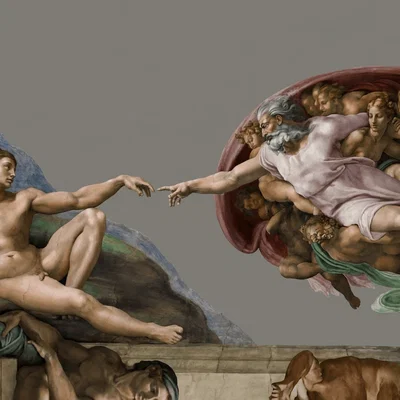 Mô hình 3D Sự tạo hóa của Adam - Michelangelo