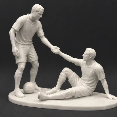 Mô hình 3D Fair Play: Tinh thần thể thao cao thượng cho người đam mê bóng đá
