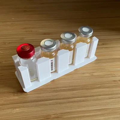 Giá đỡ lọ thuốc Insulin/Estrogen chuẩn Gridfinity 1x3