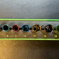 Khay sắp xếp đầu khẩu Gridfinity 1/4" Pittsburgh Pro (Harbor Freight 67868/61298) - Thumbnail 1