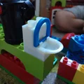 Bồn cầu Lego Duplo có nắp đóng mở (Lắp ráp 2 phần) - Thumbnail 5