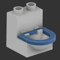 Bồn cầu Lego Duplo có nắp đóng mở (Lắp ráp 2 phần) - Thumbnail 6