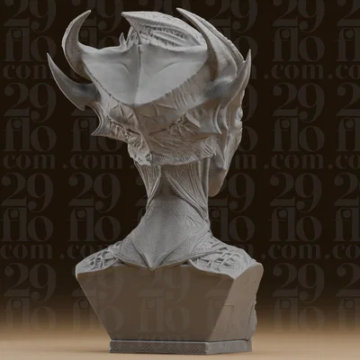Tượng Bán Thân Nữ Hoàng Alien Cơ Khí - #283_1