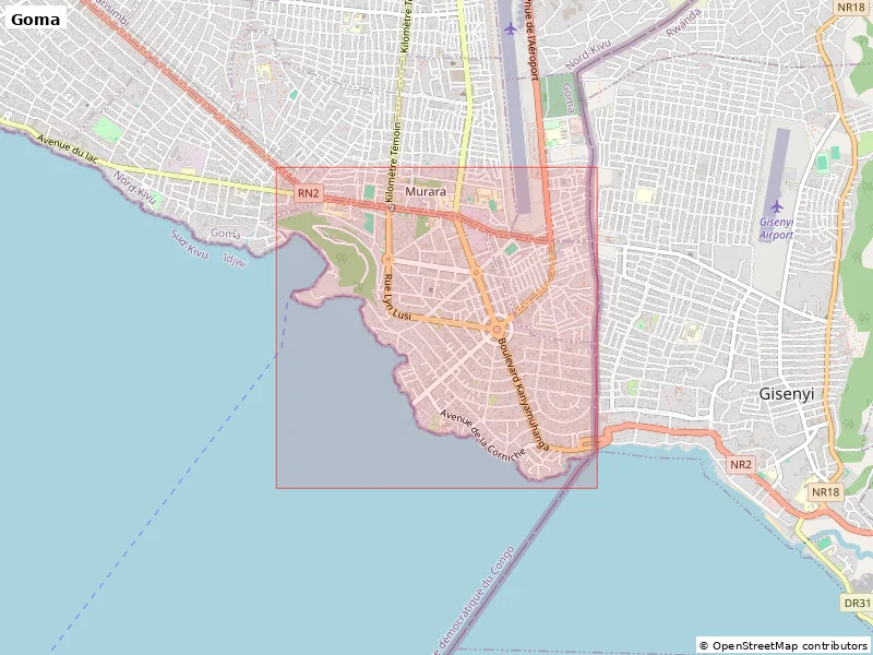 Goma, Cộng hòa Dân chủ Congo - Mô hình địa hình 3D thu nhỏ - Image 9