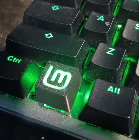 Keycap cơ chủ đề Linux Mint - Image 1